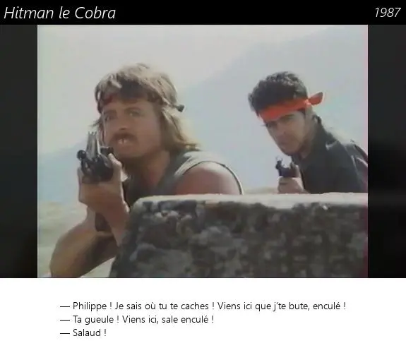 Vignette : Hitman le Cobra